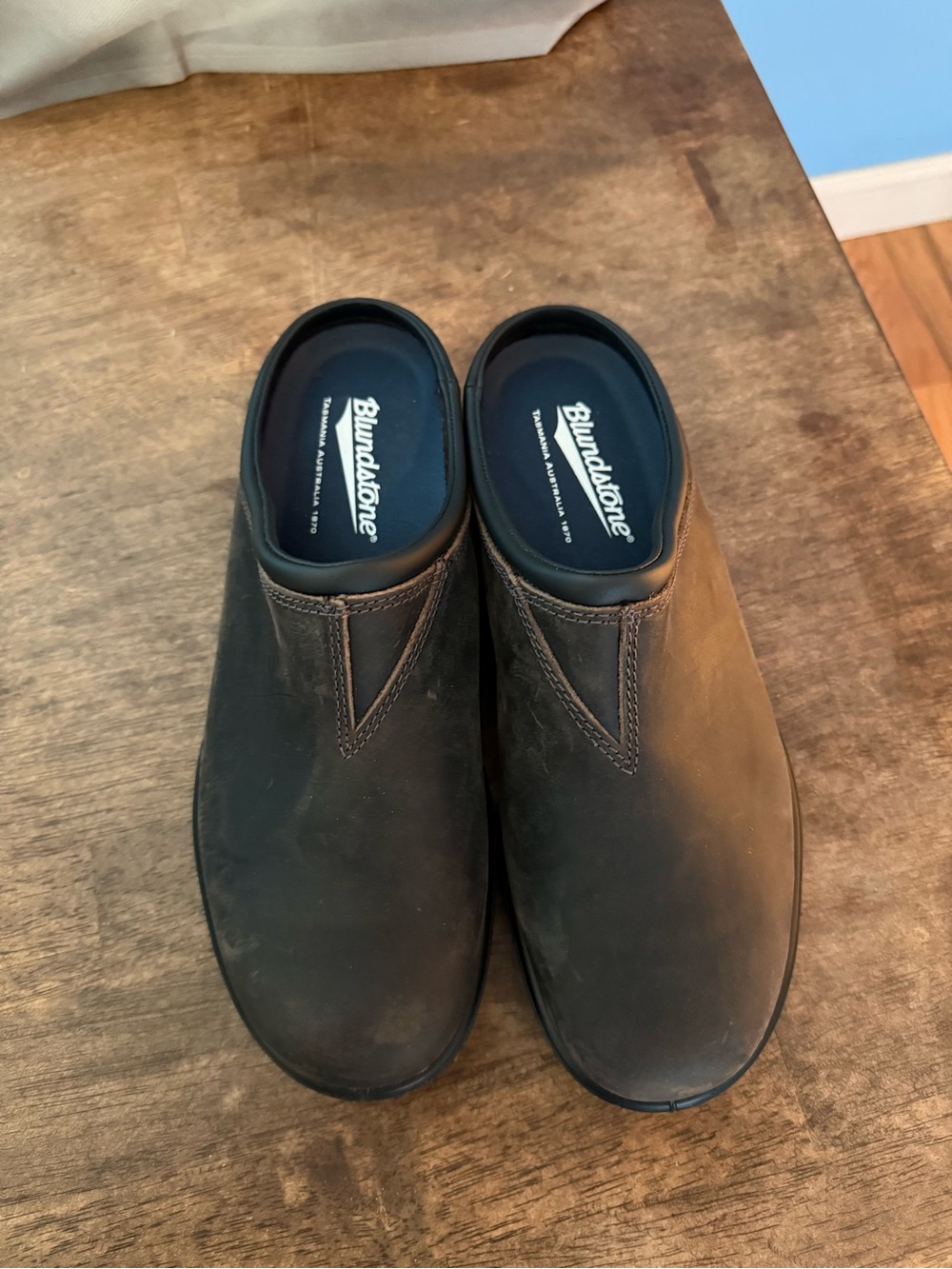 Blundstone Men’s Slip-On Loafers in Dark Brown Leather